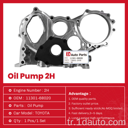 Toyota 2H Motor Yağı Pompası Otomobil Parçaları OEM: 11301-68020